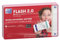 Oxford FLASH 2.0 Karteikarten A7, Lernkarten, 75x125mm, blanko, pink, 80 Blatt