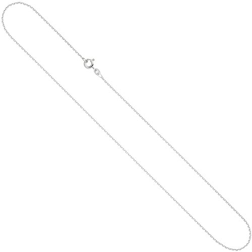 Jobo Damen Anker-Kette aus 14 Karat 585 Weißgold 1,3 mm 50 cm