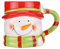 PRETYZOOM 1Pcs Weihnachtstasse Schneemann Tasse Kaffee Tasse Weihnachten Neujahr Freunde Der Familie Oder Täglichen Gebrauch Keramik Tasse