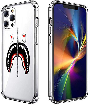 iPhone 12 Pro Max Case Clear Case Cover iPhone Case (Bape-Shark)