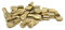 Design61 Regalbodenträger 7 mm Bodenträger für Regalböden Stahl Vermessingt Löffelform 20 Stück