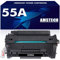 55A CE225A Schwarz Toner Kompatibel als Ersatz für HP 55X CE255AD CE255X Laserjet Enterprise P3015DN P3015D Pro 500 MFP M521 M521DN M521DW M525 M525F M525DN M525C P3015X P3016 P3011 (1er-Pack)