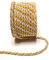 s.dekoda Kordel 10m x 6mm zweifarbig Gelb - Weiß Drehkordel Dekoband Kordelband Kordelschnur
