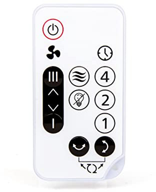 Replacement Remote Control Compatible for Woozoo 5-Speed Globe Fan (1pc)