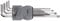 WGB Innen-Sechskant Stiftschlüsselsatz 9-teilig 1,5-10 mm, Unisex, Multipurpose, Ganzjährig, Silber