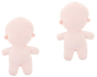 Toyvian 2st Körperpuppe Spielzeug Puppe Für DIY Stoffpuppe Selber Machen Gefüllter Puppenkörper Tragbare Leere Puppe Verschleißfestes Puppenmodell DIY-Handwerk Plüsch Gemütlich Schmücken