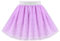 Mädchen Rock Pailletten Funkeln Tupfen Hohe Taille Gefaltet Mini Tanzen Party Gr. 116-122,Lila Paillette,116-122