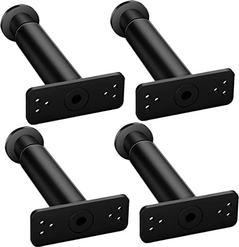LIFKICH 4stücke Höhenverstellbare Möbelfüße Bettrahmen Mittelstütze Aus Robustem Material Verstellbare Bettrahmen Beine Für Lattenrost Ersatz Für Bett Schrank Und Möbel Einfach Zu Montiere