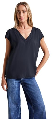 Street One Damen V-Neck Blusenshirt