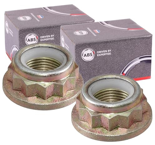 2x A.B.S. 34er Achsmuttern M20X1.5 hinten vorne | 2x 911010 passend für A2 A3 TT C