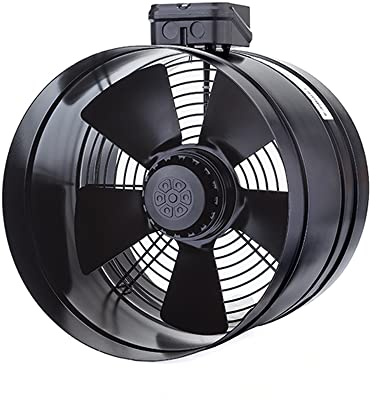 BORAX Power Axial Turbo Rohrventilator Zu-Abluft Rohrlüfter Axiallüfter Gebläse Axialventilator 200mm 250mm 300mm 350mm (350)