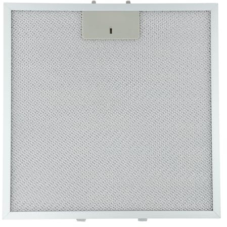 MuchLuckystar Silver Metal Mesh Cooker Hood Filter 320x320x9mm, 5-Layer Aluminized Grease Extractor Vent Replacement for Most Range Hoods