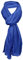 TigerTie Schal gecrasht in blau royalblau einfarbig Uni - Gr. 160 x 70 cm