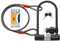 Bike U Lock With Vandalproof Cable – VIA VELO Heavy Duty Bicycle U Lock shackle 15mm with 3 Keys and Weatherproof Shock Lock Set, Bike Tire Lock For Road Bike Mountain Bike Electric Bike Folding Bike
