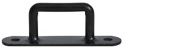 FKAnhängerteile - 20 Stück - Bügel-/ Riemenkrampen - 36x23 mm - Planenhaken - Stahl verzinkt - Schwarz