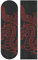 LDIYEU Schwarz Roter Drache Skateboard Griptape rutschfest Selbstklebend Longboard Griptapes Aufkleber Griffband 33X 9(1pcs)