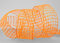 finemark 3 m x 40 mm Gitterband Alex ORANGE Dekoband mit Drahtkanten Drahtkantenband Glanz Netzband Floristik Dekorieren Basteln glänzend Schleifenband Geschenkband Tischdeko