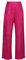 Caziffer Pantalon Femme Droit avec Sequins, Décontracté à Couleur Unie, Chic Taille Haute (Rose Rouge, S)