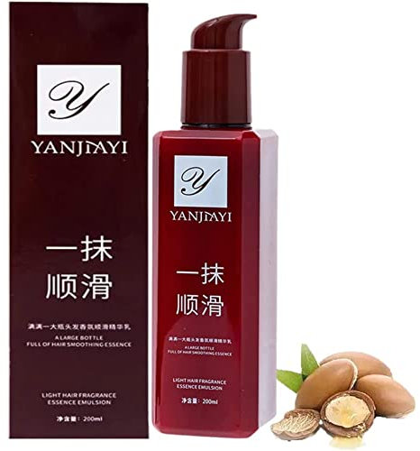 Ein Hauch magischer Haarpflege,YANJAYI Conditioner ohne Ausspülen,Haarpflege füR Kaputtes Haar,Light Hair Ragrance Essenz,EIN Glattes ParfüMiertes Haarpflegeserum Verbessert füR Alle Haartypen