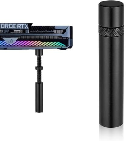 YTOOK GPU Support Bracket, Adjustable GPU Brace with Magnet, Graphics Card Support Bracket for Preventing The Graphics Card from Drooping Black (L)