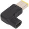 Yunseity USB Type C Charger Adapter, 100W PD Type C Female to Slim Tip Power Charging Cable, Square Tip, for Lenovo Thinkpad