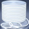 Lamomo LED Strip Light 15m White, Dimmable LED Lights Strip, 6000K Waterproof Silicone Flexible Neon Rope Light for Bedroom Indoor Decor