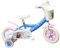 A.T.L.A.S. Kinderfahrrad 10 Zoll / 25,4 cm (10 Zoll), Eiskönigin/Frozen, mit Korb vorne, Schutzblech, Gehäuse, Stöcke & 2 Stabilisatoren