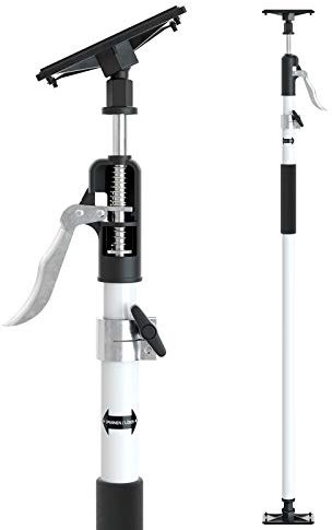 2x MULTISPANN® Montagestütze 133-310cm - Max. 80kg - Made in Germany - Deckenstütze, Einhandstütze und Baustütze mit innovativem 3-Spannsystem - Für Handwerk und Industrie - MS-MS80-310