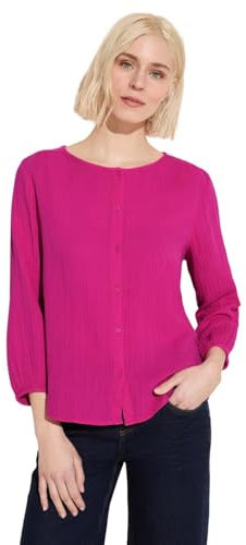 STREET ONE Damen A344488 Musselin Bluse, Magnolia pink, 36 EU