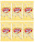 Eazypop Microwave Popcorn Butter Flavour 85g Pack of 6 Vegetarian Light Sharing Maize Snack Sharing Ready in 2-4min with Welari Thank You Card | (6pack) (510g)