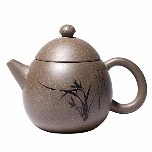 sjdoPulse Théière en Argile Violette, Robe Longue Faite À La Main, Théière Originale en Argile Violette, Service À Thé Kung Fu, Cérémonie du Thé, Anniversaire