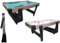 TopTable Twist Max Holz, Mobile (klappbar & fahrbar) 6,5ft - Airhockey & Billardtisch Pool Kombi 2 in 1