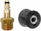 High Pressure Washer Quick Connect Adapter, M22 14mm Hose Connector for Karcher K2 K3 K4 K5 K6 K7 Series, Brass High Pressure Washer Adapter for Hose Pipe