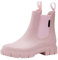 Stivali impermeabili da donna antiscivolo alla caviglia stivali da pioggia in gomma leggeri stivali da pioggia da donna alla moda Chelsea stivaletti comodi scarpe da giardino, a rosa, 37.5 EU