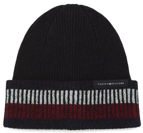 Tommy Hilfiger Mütze, schwarz, für Herren, Corp, Schwarz , Einheitsgröße
