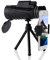ZCCZJS Teleskop Teleskop Jagd 40x60 Telefon Monokular Teleskop Mobiles Video Fernglas Feld Brille Great Handheld Teleskop HD Professioneller Bereich (a) Teleskop