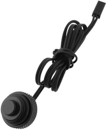 eMagTech 1pc G1/4 Temperature Sensor Plug 2-pin Du-pont Terminal 10K Water Cooling Monitoring Fitting Connector 50cm Wire