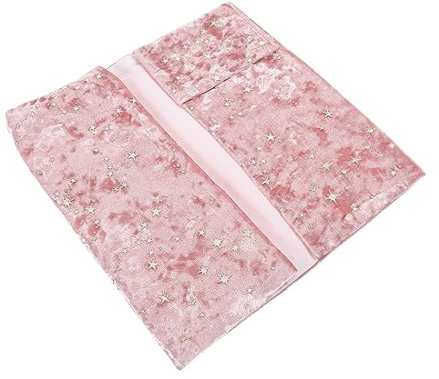 jojofuny Custodia Protettiva per Libri Decorativa Copertura per Libri Protezione Vintage per Taccuini e Quaderni Facile e Lavabile Colore Rosa