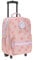 LÄSSIG Kinderkoffer Trolley Reisekoffer mit Teleskopstange und Rollen für Kinder Handgepäck/Trolley Pattern Party Rose