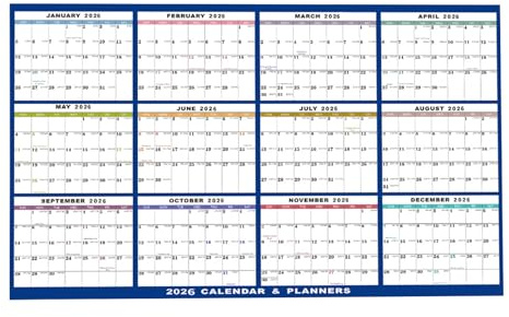 Yulokdwi Großer Whiteboard Kalender Für Die Wand - 2026 Wandkalender 12 Monate - 61 X 91 Cm Organizer Für Schüler Lehrer Büro,Whiteboard Für Innenraum Kühlschrank