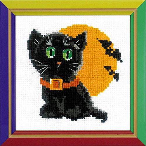 Riolis Kreuzstich-Set Schwarze Katze, Zählmuster