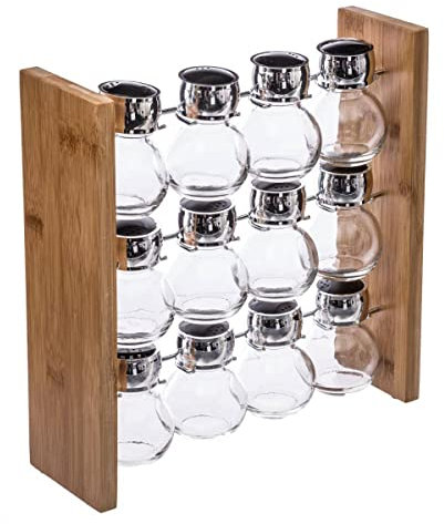 5five - support 12 pots à épices bambou