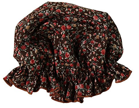 Womens Mop Cap, Brown Calico