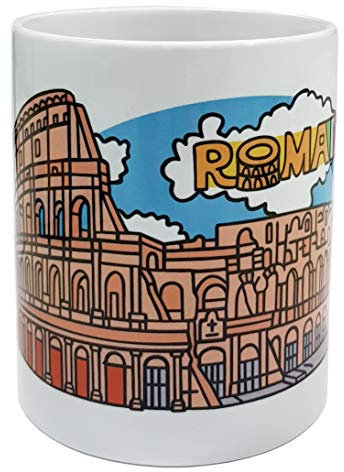 DONSOUVENIR Tazza Roma. Modello Mug: Colosseo di Roma