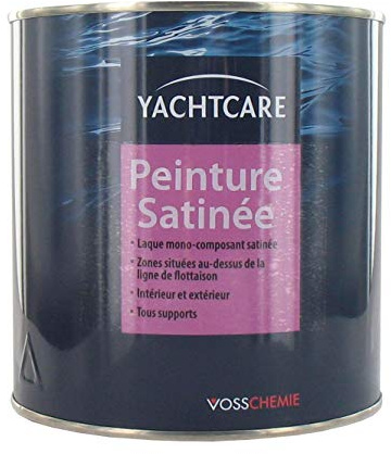 YACHTCARE Peinture satinée Blanc Gris RAL 9018-750ml