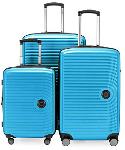 Hauptstadtkoffer Mitte Koffer, Unisex, für Erwachsene, Cyan, Set, Koffer-Set