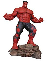 Diamond Estatua Red Hulk, multicolor (JUN192397) | Marvel Gallery - Figura de Hulk de 10 pulgadas - Red Hulk