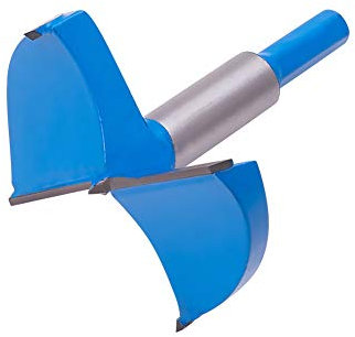Utoolmart Forstner Bohrer mit Holzbohrung 75mm Durchmesser Gerader Schaft Hartmetallspitze Professionelle Holzbearbeitung Lochsäge Holzschneider 80 mm Länge für Scharniersperrholz MDF CNC-Werkzeug 1St