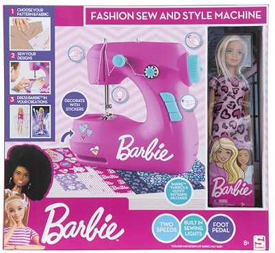 Barbie Naaimachine Met Pop