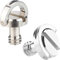 D Shaft D-Ring 1/4 Tripod Screw QR Plate Screw Mounting Camera Screw.-2 pcs.